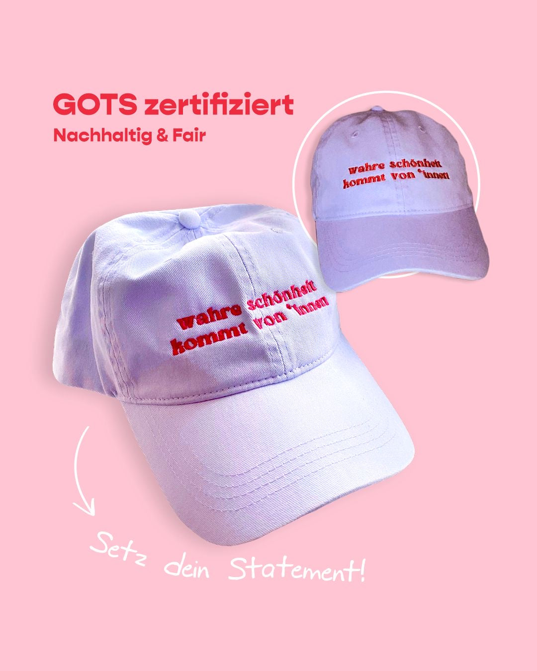 Flieder Statement Cap - Preoder limited Edition